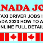 Latest Taxi Driver Jobs in Canada For Foreigners